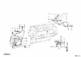 엔진 마운트 diagram for BMW 1502-2002tii 2000tii