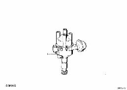 DISTRIBUTOR diagram for BMW 1502-2002tii 2002