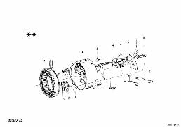 ALTERNATOR, INDIVIDUAL PARTS diagram for BMW 1500-2000CS 2000tii