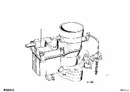 CARBURETOR PDSI diagram for BMW 1502-2002tii 1602