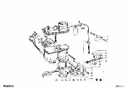 CARBURETOR MOUNTING PARTS diagram for BMW 1502-2002tii 1602