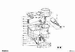 CARBURETOR-NOZZLES/GASKET SET CARB. diagram for BMW 1502-2002tii 1602