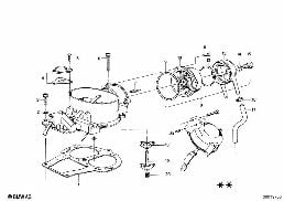 Piezas adicionales de carburador diagram for BMW 1502-2002tii 2002