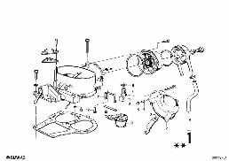 Piezas adicionales de carburador diagram for BMW 1502-2002tii 2002