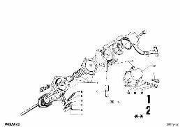 FUEL SUPPLY/PUMP/FILTER diagram for BMW 1502-2002tii 1602