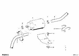 Система подачи топлива/насос/фильтр diagram for BMW 1502-2002tii 2002tii