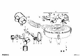 INTAKE SILENCER / FILTER CARTRIDGE INTAKE SILENCER / FILTER CARTRIDGE diagram for BMW 1502-2002tii 1602