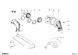 FUEL TANK/ATTACHING PARTS diagram for BMW 1502-2002tii 2002