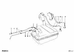 FUEL TANK diagram for BMW 1502-2002tii 2002