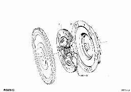 Embraiagem diagram for BMW 1502-2002tii 1600
