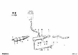 CLUTCH CONTROL diagram for BMW 1502-2002tii 2002