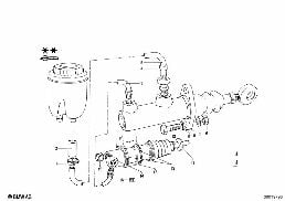 CLUTCH CONTROL diagram for BMW 1502-2002tii 2002