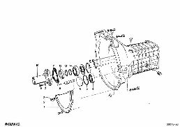 GETRAG 242 HOUSING+ATTACHING PARTS diagram for BMW 1502-2002tii 2002