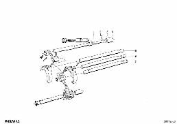 GETRAG 242 INNER GEAR SHIFTING PARTS diagram for BMW 1502-2002tii 2002