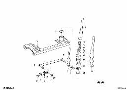 SHIFT LEVER diagram for BMW 1502-2002tii 2002