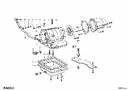 ZF 3HP12 MOUNTING PARTS/SUSPENSION