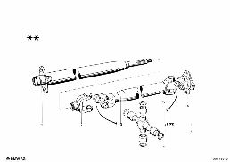 DRIVE SHAFT-CENT.BEARING-UNIVERSAL JOINT diagram for BMW 1502-2002tii 2002