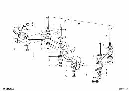 Estabilizador diagram for BMW 1502-2002tii 2002