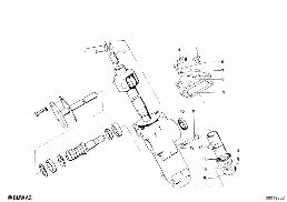 STEERING BOX SINGLE COMPONENTS diagram for BMW 1502-2002tii 2002