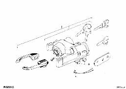 STEERING LOCK/IGNITION SWITCH diagram for BMW 1502-2002tii 2002