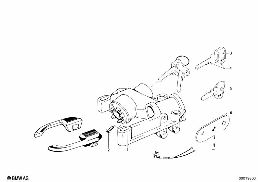 STEERING LOCK/IGNITION SWITCH diagram for BMW 1502-2002tii 2002