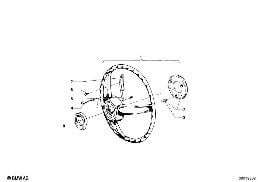 STEERING WHEEL diagram for BMW 1502-2002tii 2002