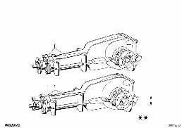 REAR-AXLE-DRIVE diagram for BMW 1502-2002tii 2002
