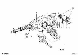 DIFFERENTIAL-HOUSING/HOUSING COVER diagram for BMW 1502-2002tii 2002
