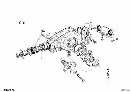 DIFFERENTIAL-SPACER RING diagram for BMW 1502-2002tii 2002