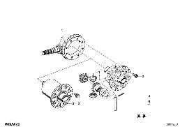 DIFFERENTIAL-CROWN WHEEL INST.PARTS diagram for BMW 1502-2002tii 2002