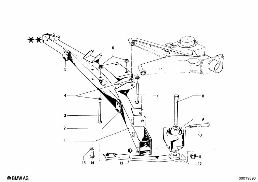 REAR AXLE CARRIER diagram for BMW 1502-2002tii 2002