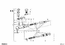 BRAKE MASTER CYLINDER diagram for BMW 1502-2002tii 2002
