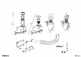 보상 탱크 diagram for BMW 1502-2002tii 2002