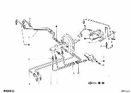 브레이크 파이프,앞 diagram for BMW 1502-2002tii 2002
