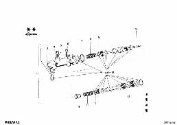 브레이크 매스터 실린더 diagram for BMW 1502-2002tii 2002