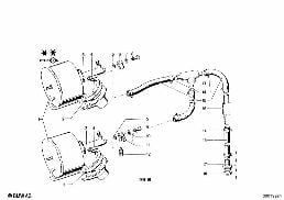 브레이크 부스터,부압 diagram for BMW 1502-2002tii 2002