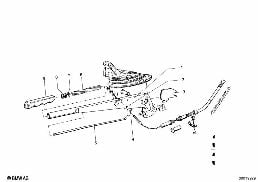 주차 브레이크/컨트롤 diagram for BMW 1502-2002tii 2002