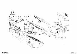 페달-마운팅 브래킷/클러치 페달 diagram for BMW 1502-2002tii 2002