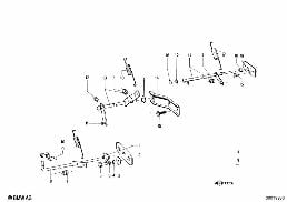 ACCELERATOR PEDAL/ROD ASSY diagram for BMW 1502-2002tii 2002