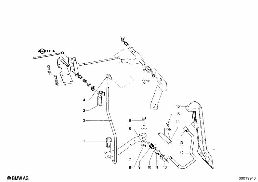 ACCELERATOR PEDAL/ROD ASSY diagram for BMW 1502-2002tii 2000tii