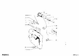 Suporte de apoio para os pedais diagram for BMW 1502-2002tii 2002