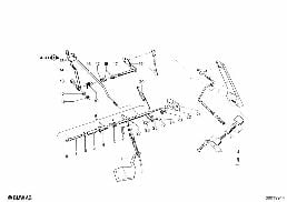 Comando aceleração/tirantes acelerador diagram for BMW 1502-2002tii 2002