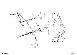 Comando aceleração/tirantes acelerador diagram for BMW 1502-2002tii 2002
