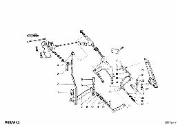 ACCELERATOR PEDAL/ROD ASSY diagram for BMW 1502-2002tii 2002tii