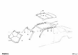 ROOF diagram for BMW 1502-2002tii 2002