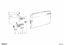 DOOR, FRONT diagram for BMW 1502-2002tii 2002