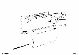 DOOR, FRONT diagram for BMW 1502-2002tii 2002