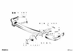 범퍼,앞 diagram for BMW 1502-2002tii 2002