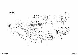 Προφυλακτήρας μπροστά ΗΠΑ diagram for BMW 1502-2002tii 2002