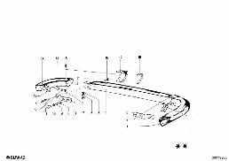 범퍼,뒤 diagram for BMW 1502-2002tii 2002